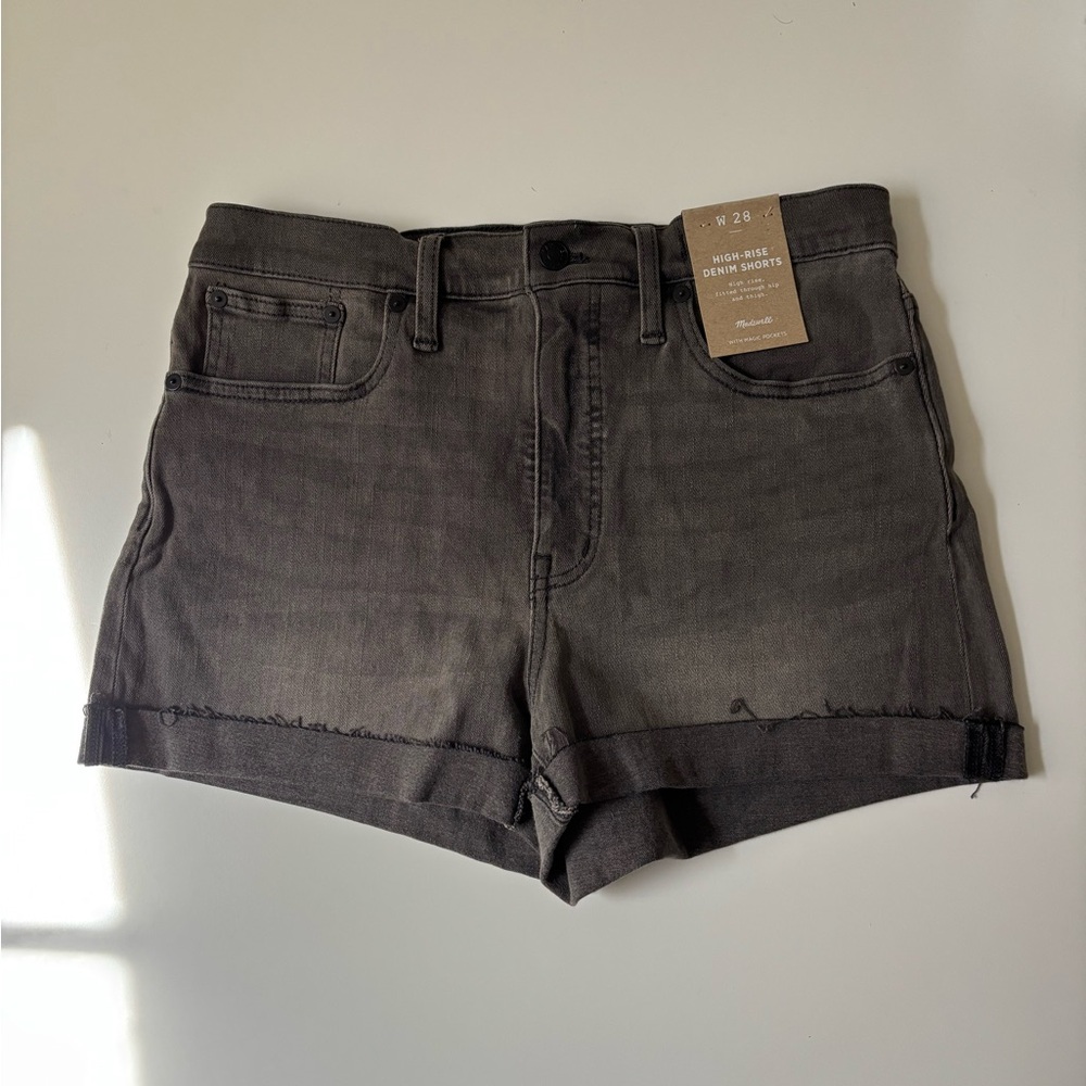 NWT Madewell High-Rise Denim Shorts W28